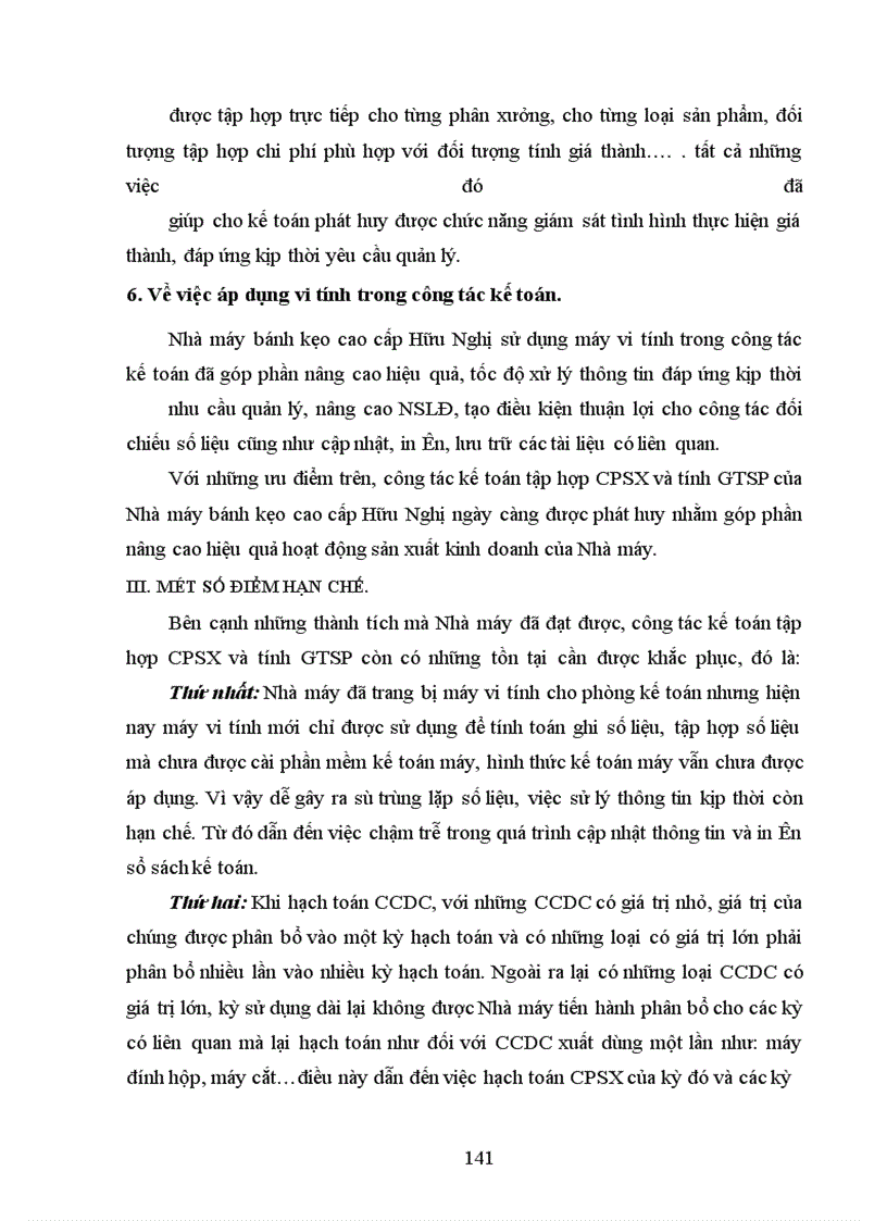 image for page Hoàn thiện công tác kế toán chi phí sản xuất và tính giá thành sản phẩm tại Nhà máy bánh kẹo cao cấp Hữu Nghị.