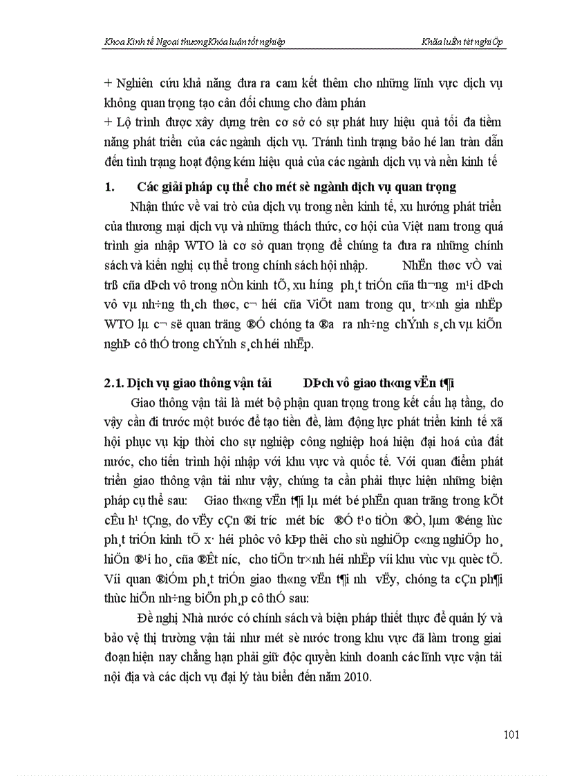 image for page Hiệp định chung về thương mại dịch vụ của WTO và các giải pháp mở cửa thị trường dịch vụ Việt Nam trong điều kiện gia nhập WTO