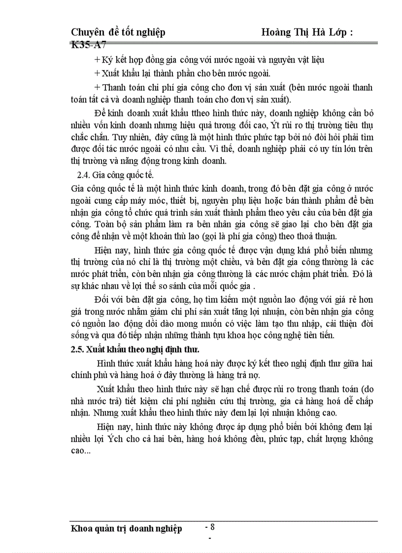 image for page Một số giải pháp nhằm thúc đẩy hoạt động xuất khẩu hàng may mặc ở công ty may Thăng Long làm chuyên đề tốt nghiệp của mình