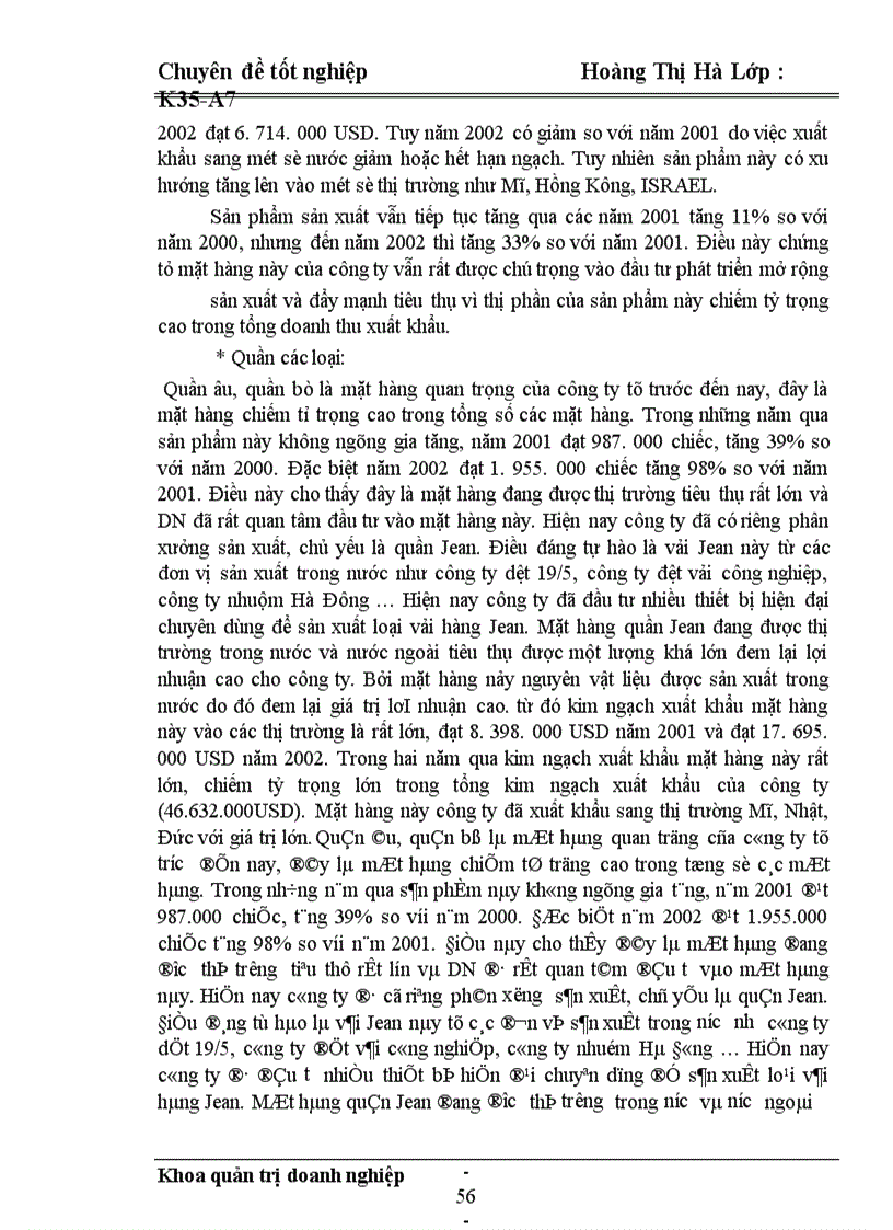 image for page Một số giải pháp nhằm thúc đẩy hoạt động xuất khẩu hàng may mặc ở công ty may Thăng Long làm chuyên đề tốt nghiệp của mình
