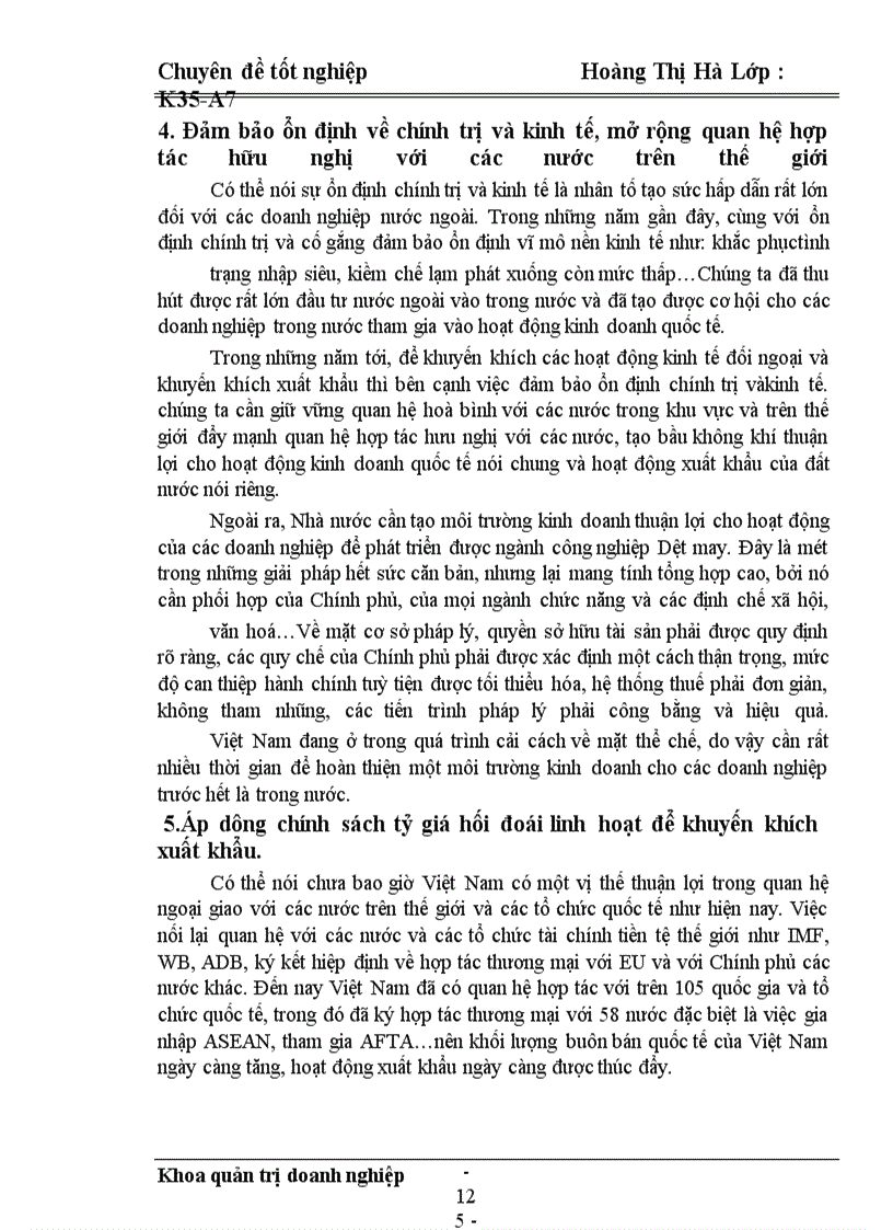 image for page Một số giải pháp nhằm thúc đẩy hoạt động xuất khẩu hàng may mặc ở công ty may Thăng Long làm chuyên đề tốt nghiệp của mình