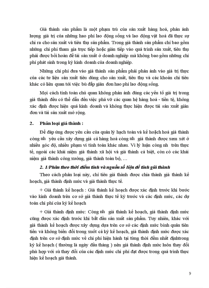 image for page Hạch toán chi phí sản xuất và tính giá thành sản phẩm Xây lắp