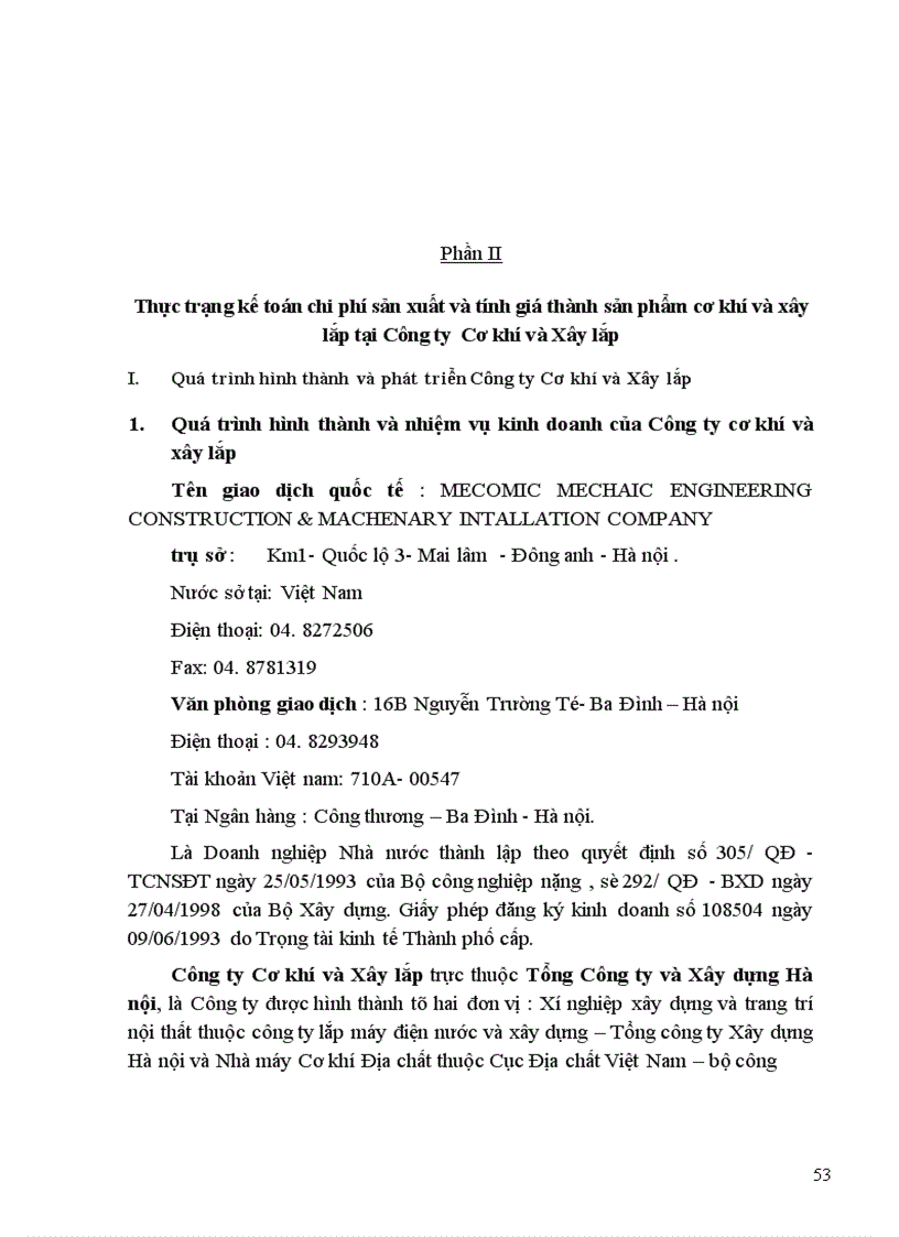 image for page Hạch toán chi phí sản xuất và tính giá thành sản phẩm Xây lắp