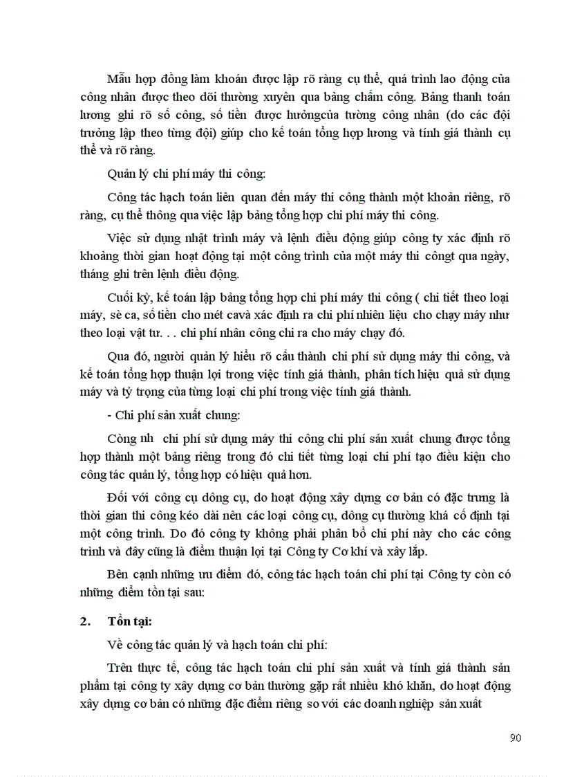 image for page Hạch toán chi phí sản xuất và tính giá thành sản phẩm Xây lắp