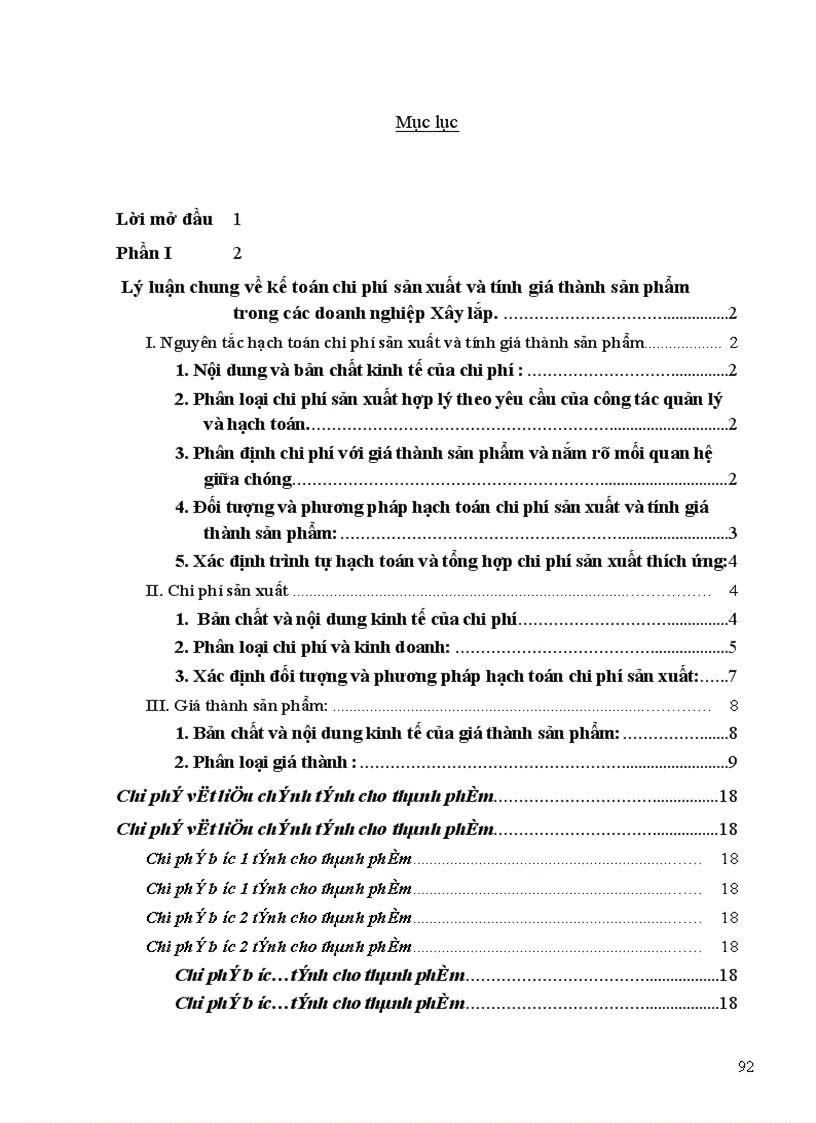 image for page Hạch toán chi phí sản xuất và tính giá thành sản phẩm Xây lắp