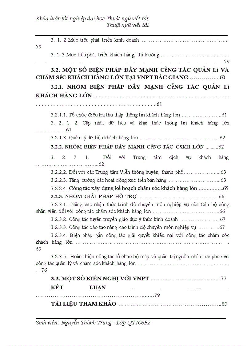 image for page Hoàn thiện công tác quản lý và chăm sóc khách hàng lớn của VNPT Bắc Giang