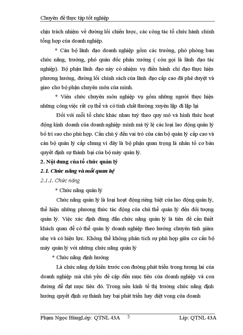 image for page Xây dựng cơ cấu tổ bộ máy quản lý tại Công ty vận tải ô tô Hàng Không