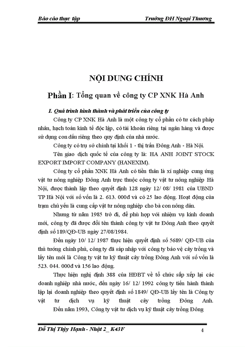 image for page Hoạt động nhập khẩu phân bón và tình hình tiêu thụ phân bón trong nội địa của công ty CP XNK Hà Anh