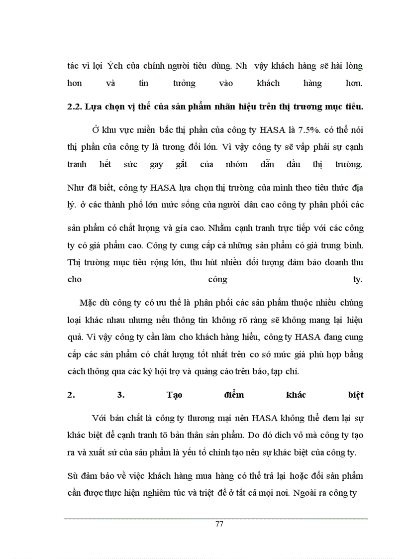 image for page Xây dựng chiến lược định vị thị trường cho các sản phẩm điện tử điện lạnh của công ty TNHH HASA