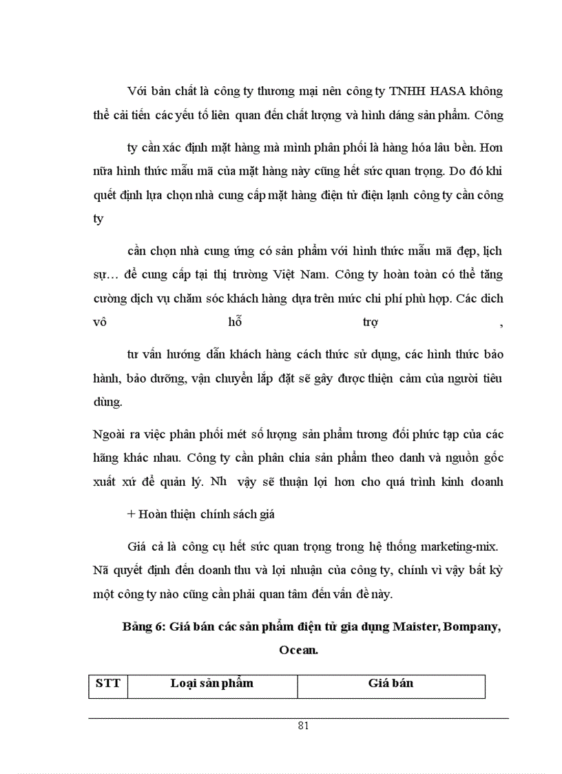 image for page Xây dựng chiến lược định vị thị trường cho các sản phẩm điện tử điện lạnh của công ty TNHH HASA