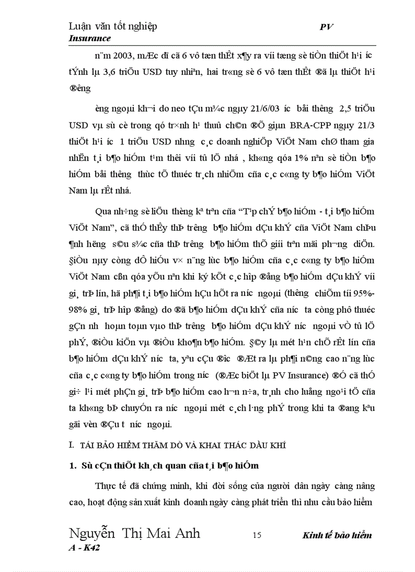image for page Hoạt động tái bảo hiểm dầu khí tại công ty bảo hiểm dầu khí Việt Nam