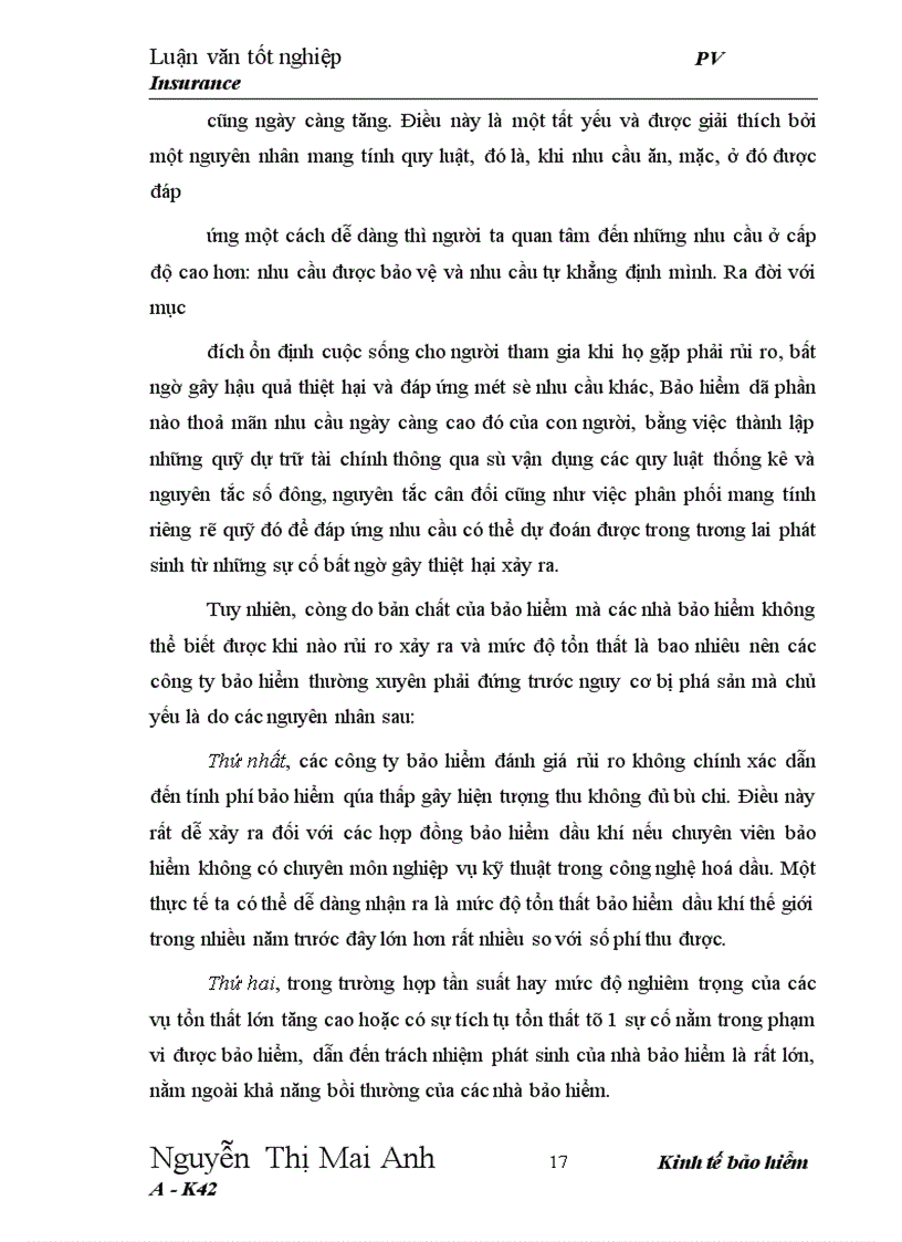 image for page Hoạt động tái bảo hiểm dầu khí tại công ty bảo hiểm dầu khí Việt Nam