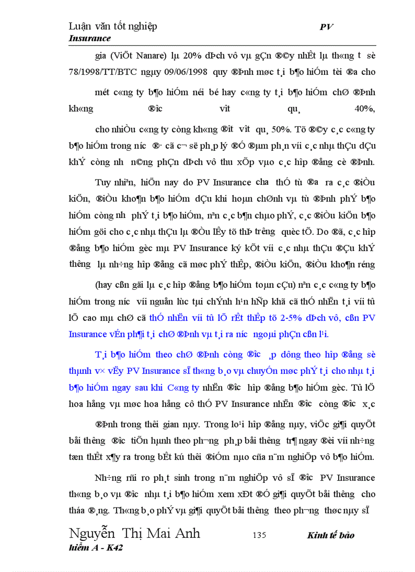 image for page Hoạt động tái bảo hiểm dầu khí tại công ty bảo hiểm dầu khí Việt Nam