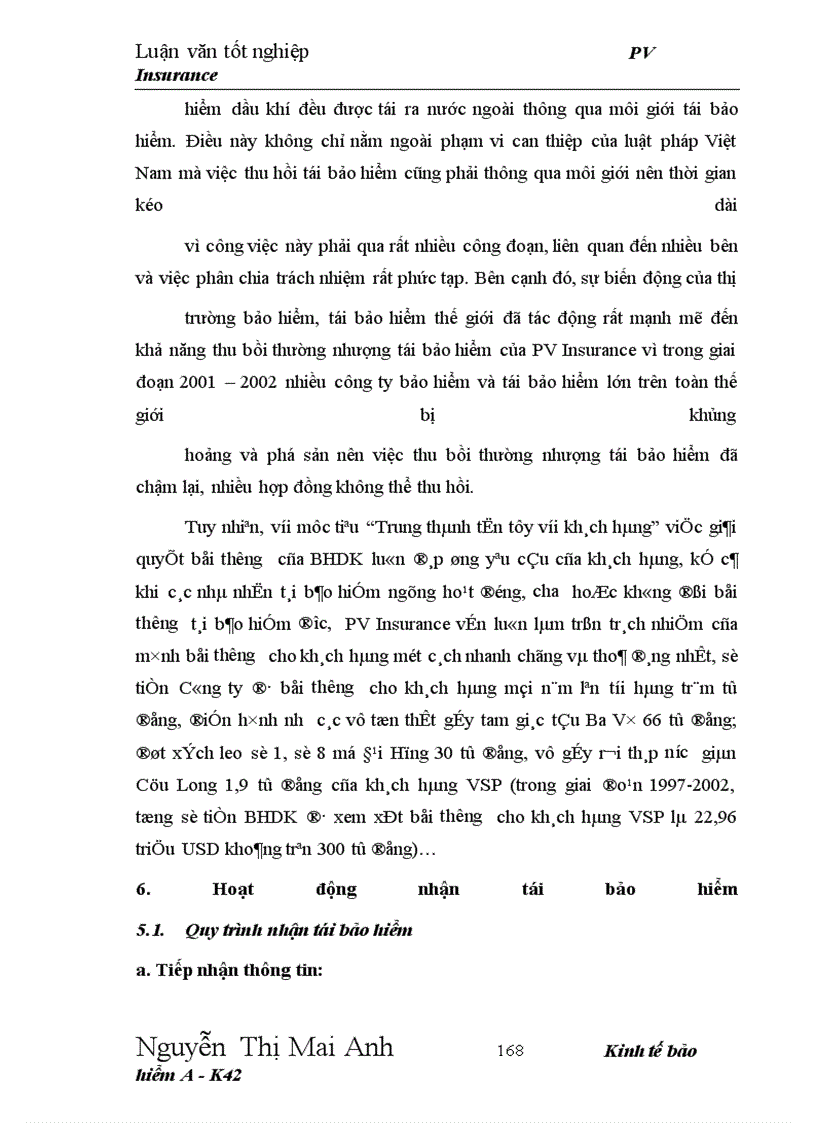 image for page Hoạt động tái bảo hiểm dầu khí tại công ty bảo hiểm dầu khí Việt Nam