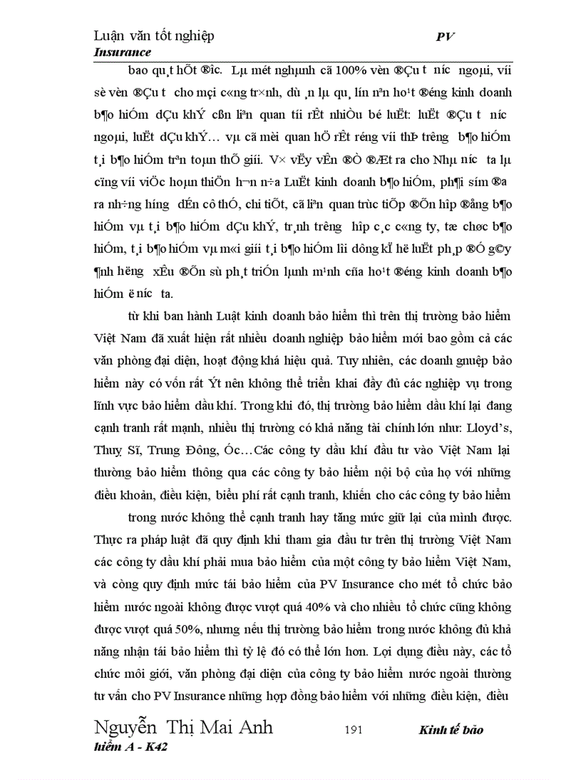 image for page Hoạt động tái bảo hiểm dầu khí tại công ty bảo hiểm dầu khí Việt Nam