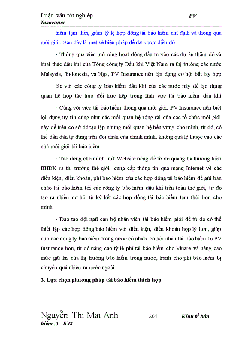 image for page Hoạt động tái bảo hiểm dầu khí tại công ty bảo hiểm dầu khí Việt Nam