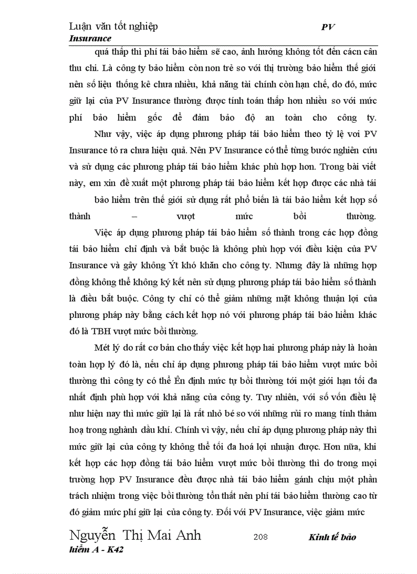 image for page Hoạt động tái bảo hiểm dầu khí tại công ty bảo hiểm dầu khí Việt Nam