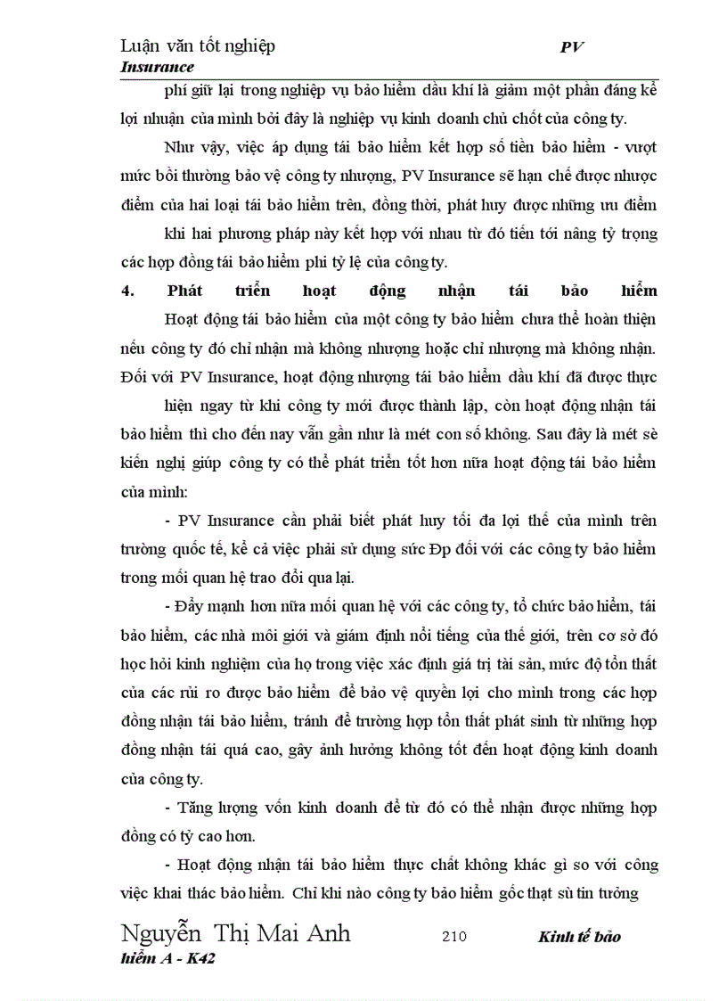 image for page Hoạt động tái bảo hiểm dầu khí tại công ty bảo hiểm dầu khí Việt Nam