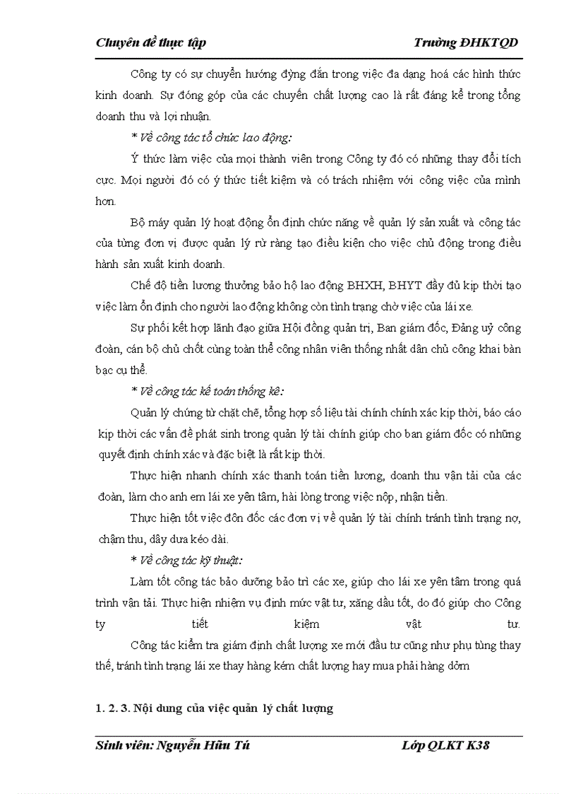 image for page Báo cáo thực tập tại Công ty cổ phần Hoàng Hà