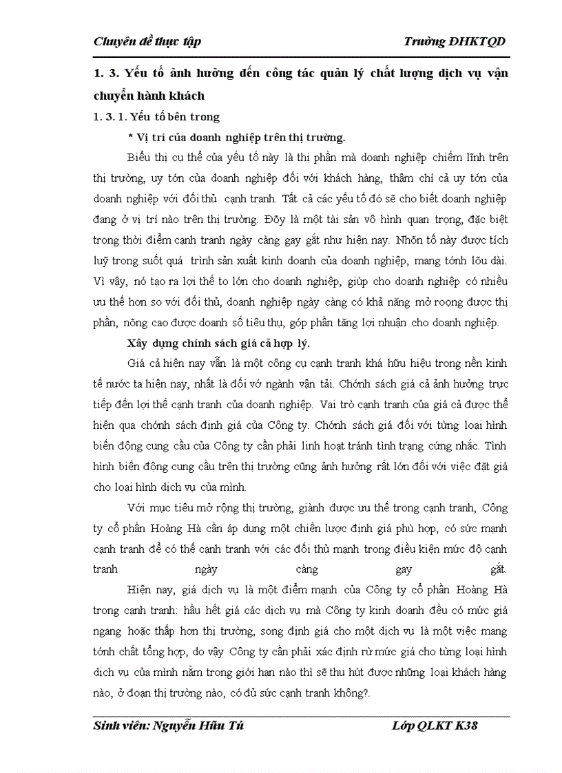 image for page Báo cáo thực tập tại Công ty cổ phần Hoàng Hà