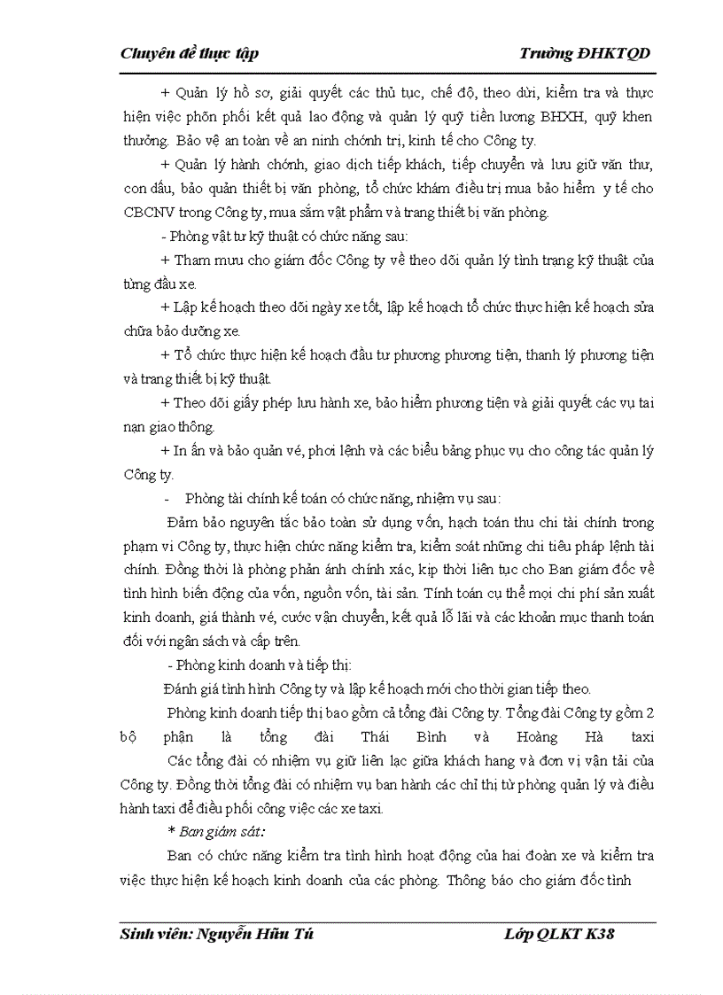 image for page Báo cáo thực tập tại Công ty cổ phần Hoàng Hà