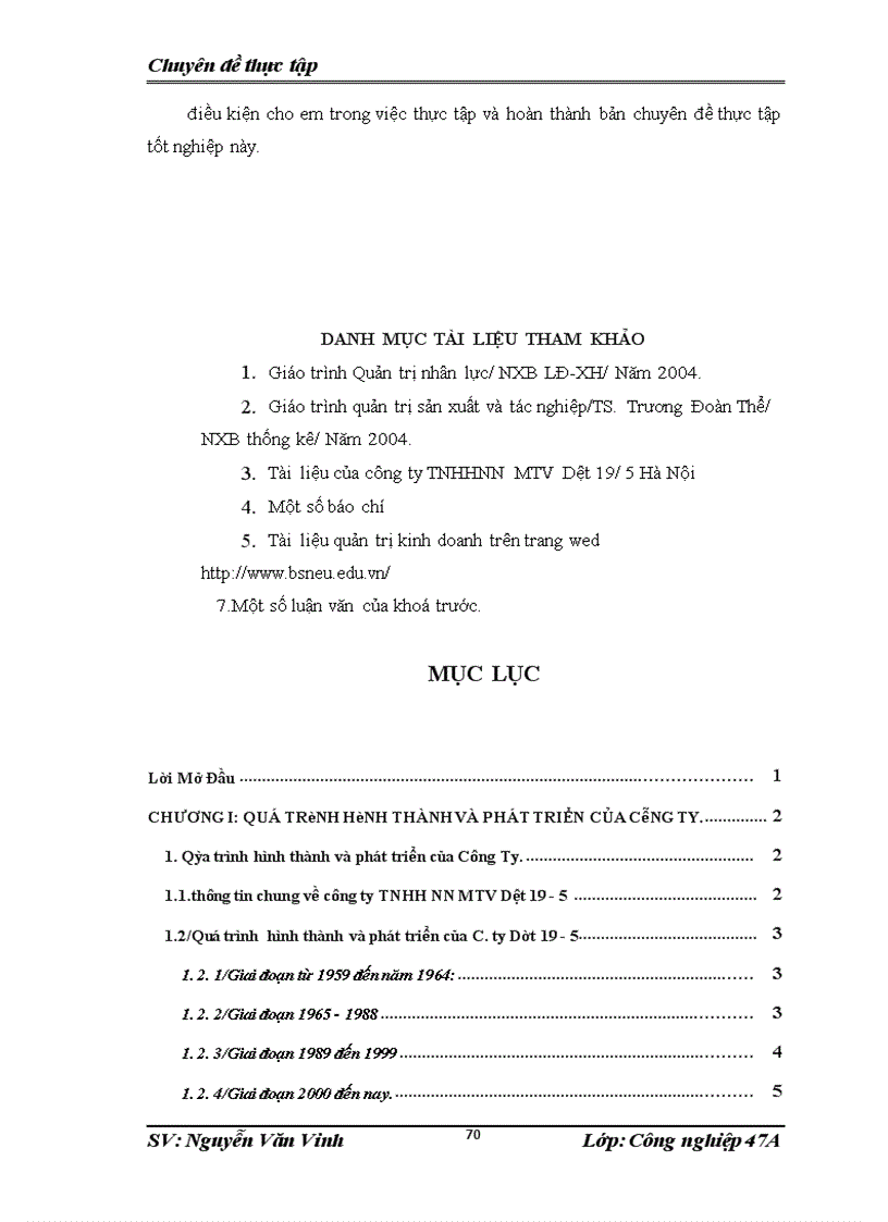 image for page Một số giải pháp hoàn thiện công tác quản trị nhân lực trong công ty Dệt 19-5