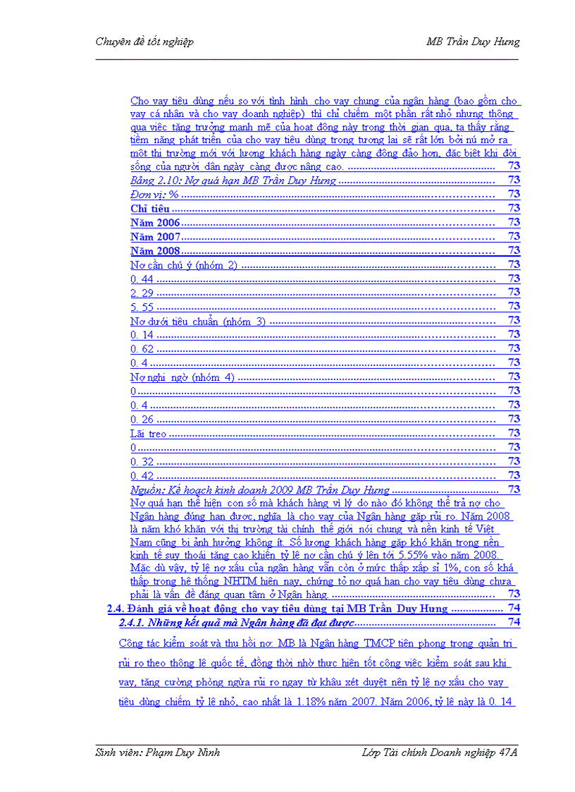 image for page Mở rộng hoạt động cho vay tiêu dùng tại Ngân hàng Thương mại Cổ phần Quân đội – Chi nhánh Trần Duy Hưng