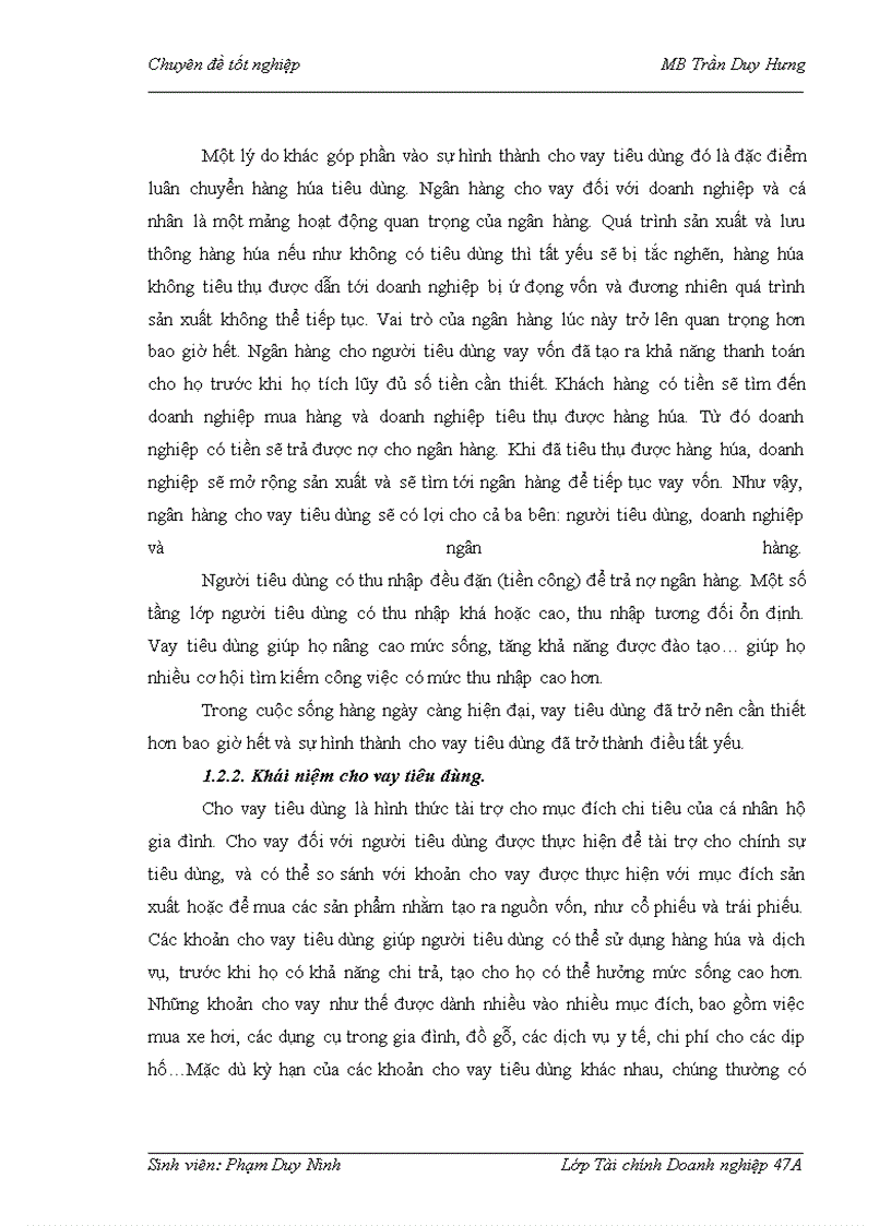 image for page Mở rộng hoạt động cho vay tiêu dùng tại Ngân hàng Thương mại Cổ phần Quân đội – Chi nhánh Trần Duy Hưng