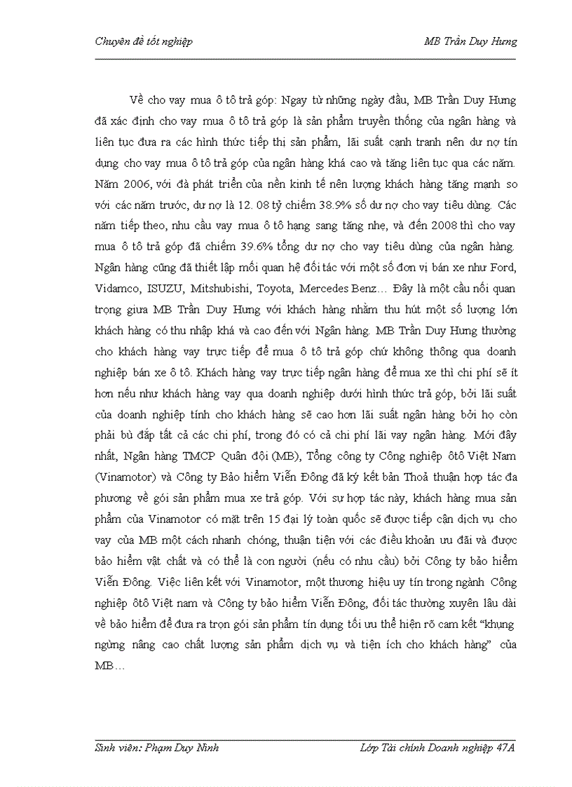 image for page Mở rộng hoạt động cho vay tiêu dùng tại Ngân hàng Thương mại Cổ phần Quân đội – Chi nhánh Trần Duy Hưng