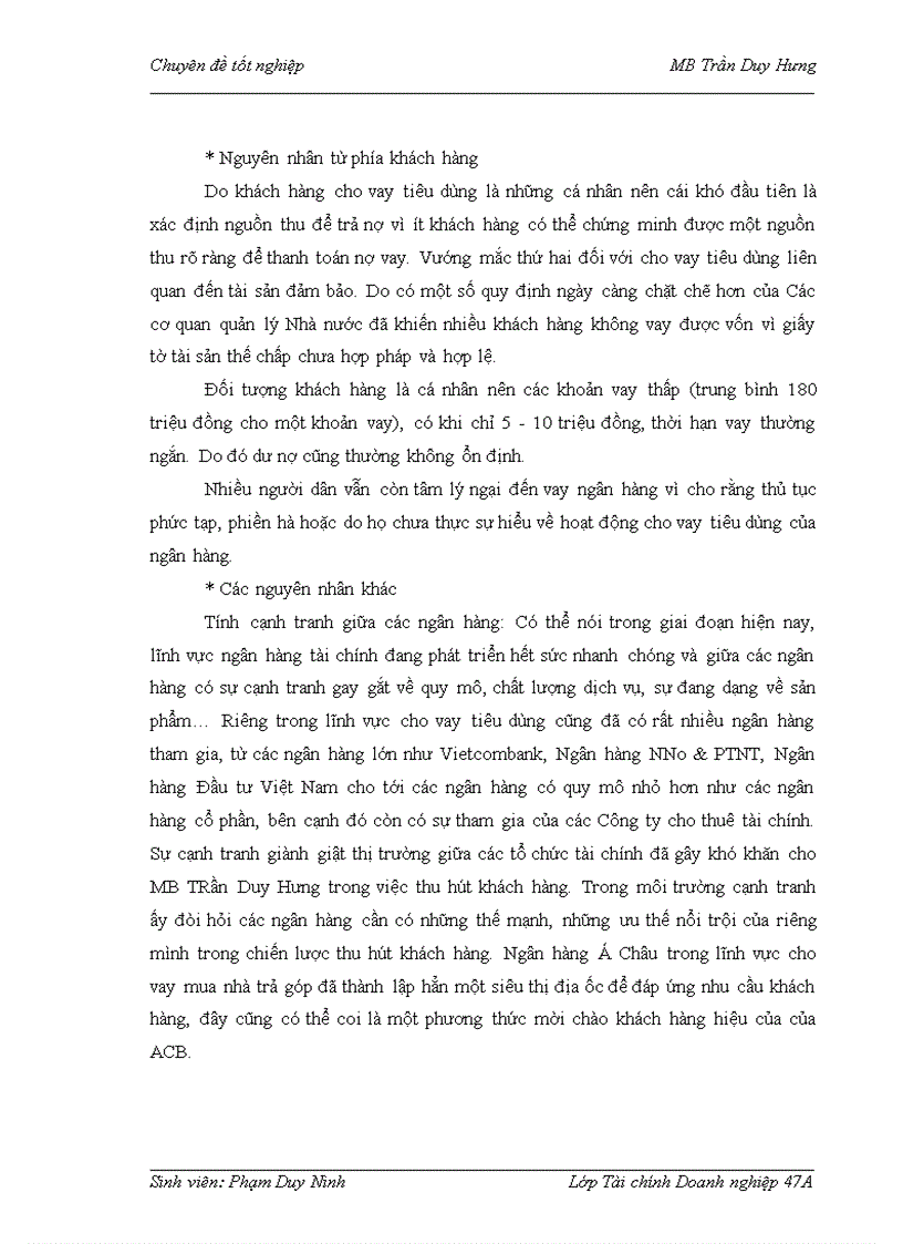 image for page Mở rộng hoạt động cho vay tiêu dùng tại Ngân hàng Thương mại Cổ phần Quân đội – Chi nhánh Trần Duy Hưng