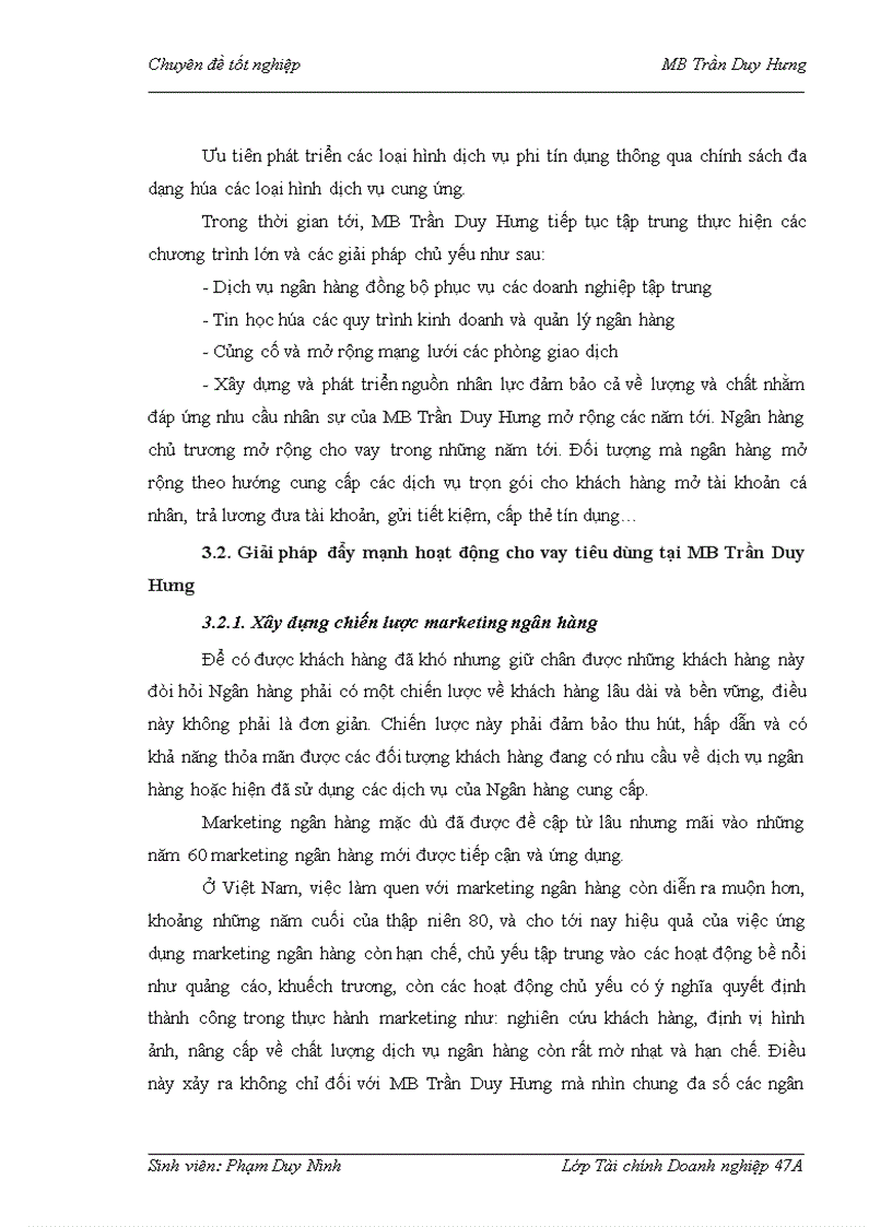 image for page Mở rộng hoạt động cho vay tiêu dùng tại Ngân hàng Thương mại Cổ phần Quân đội – Chi nhánh Trần Duy Hưng