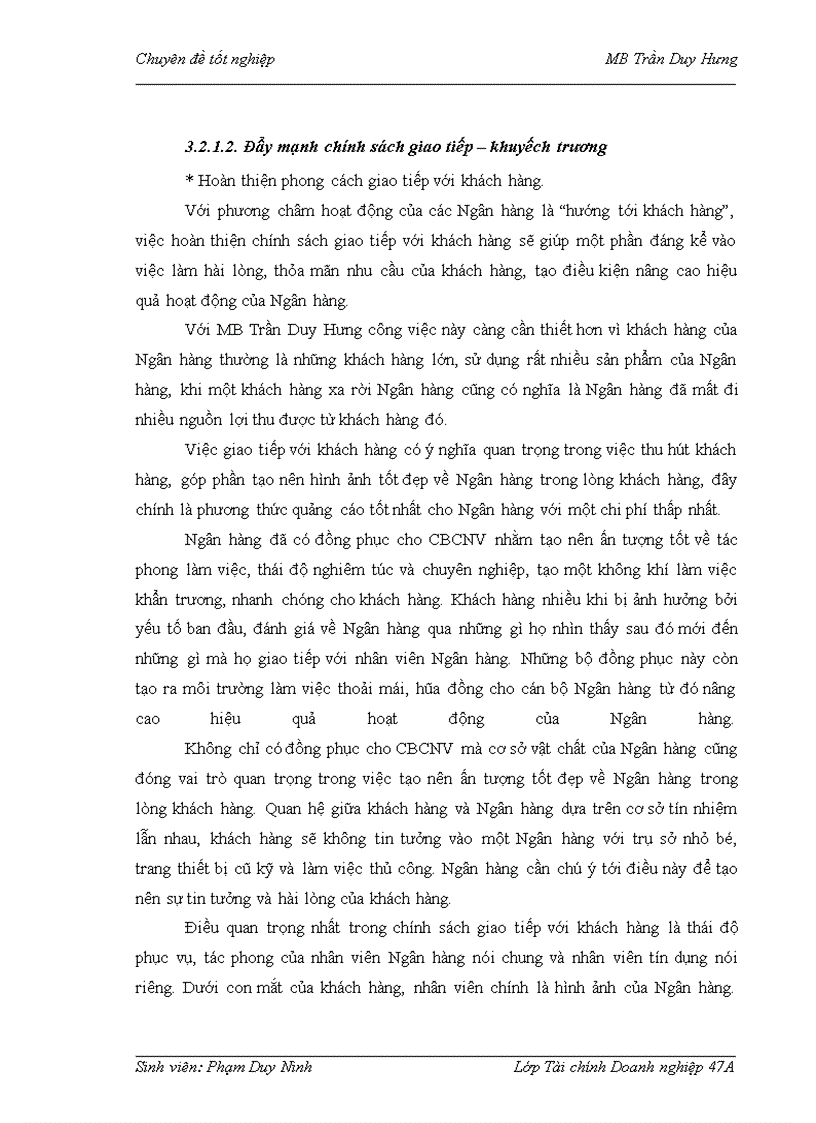 image for page Mở rộng hoạt động cho vay tiêu dùng tại Ngân hàng Thương mại Cổ phần Quân đội – Chi nhánh Trần Duy Hưng