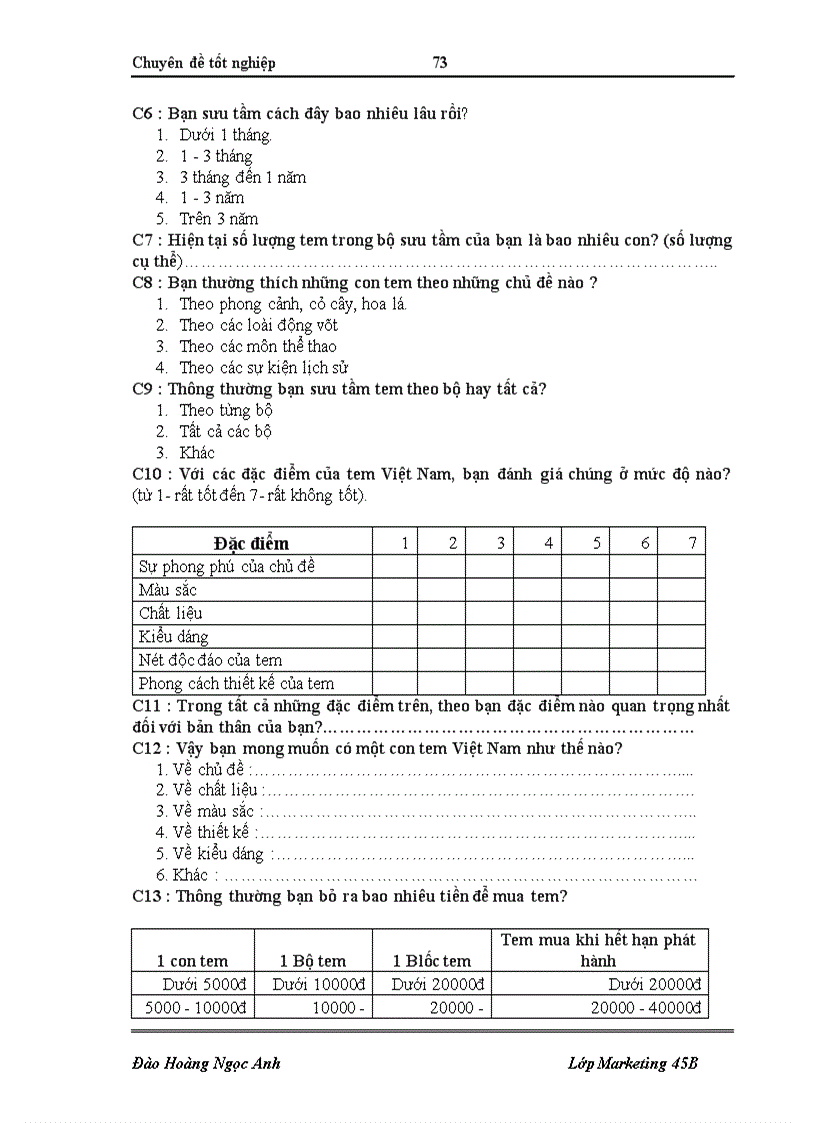 image for page Hoàn thiện chiến lược Marketing đối với tem chơi thông qua nghiên cứu hành vi khách hàng của công ty Tem thuộc Tập đoàn Bưu chính Viễn thông Việt Nam