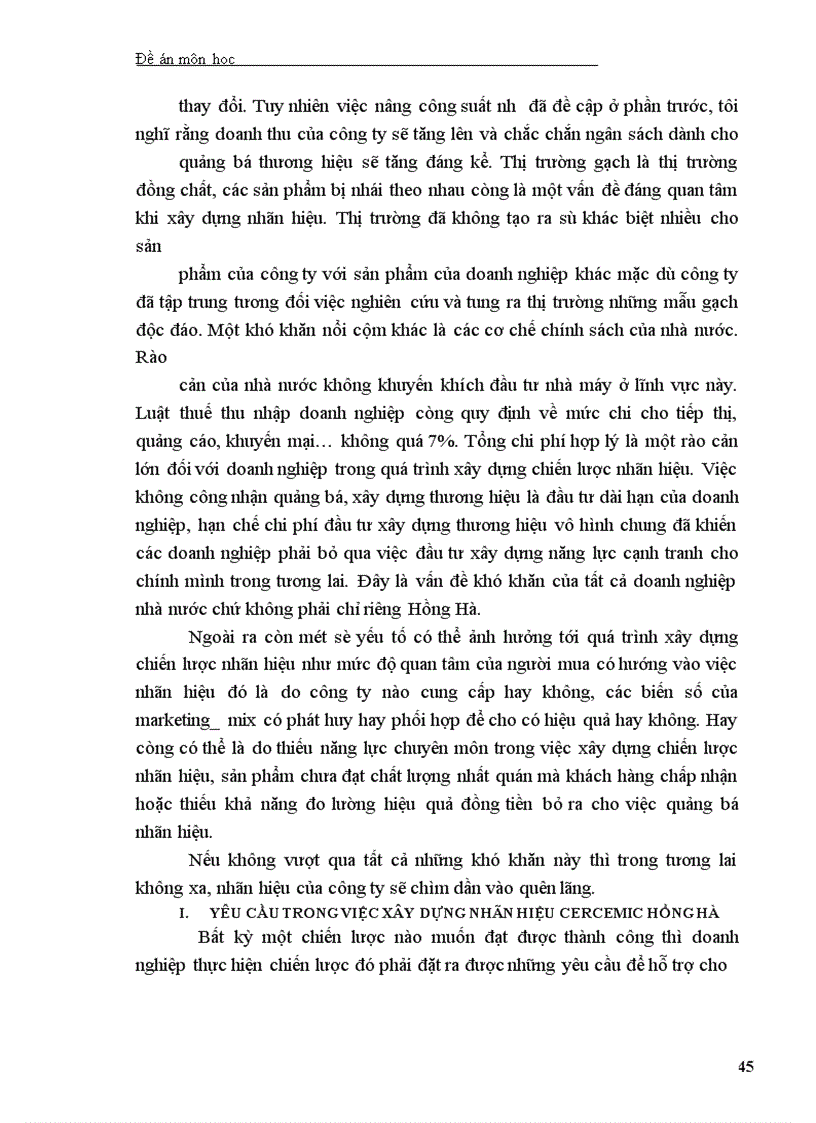 image for page Hoàn thiện chiến lược xây dưng nhãn hiệu Ceramic Hồng Hà