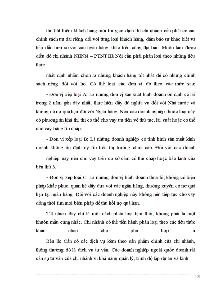image for page Giải pháp mở rộng tín dụng đối với các doanh nghiệp ngoài quốc doanh tại chi nhánh NHNN-PTNT Hà Nội