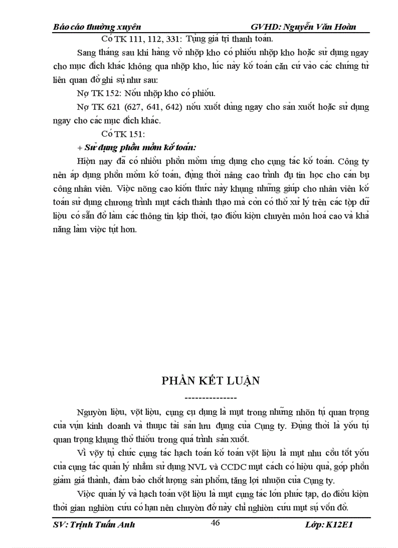 image for page Công tác kế toán NVL và CCDC tại Công ty TNHH Tân An Dương.