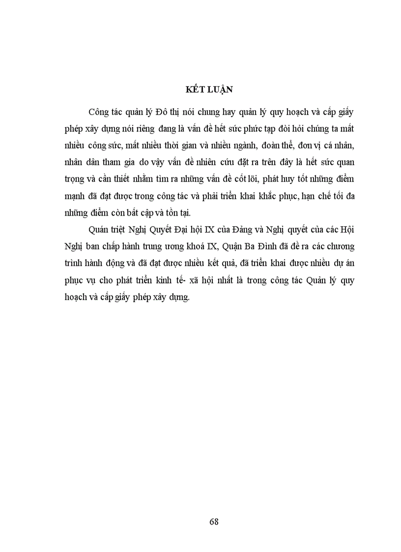 image for page Thực trạng quản lý quy hoạch và cấp giấy phép xây dựng trên địa bàn Quận Ba Đình