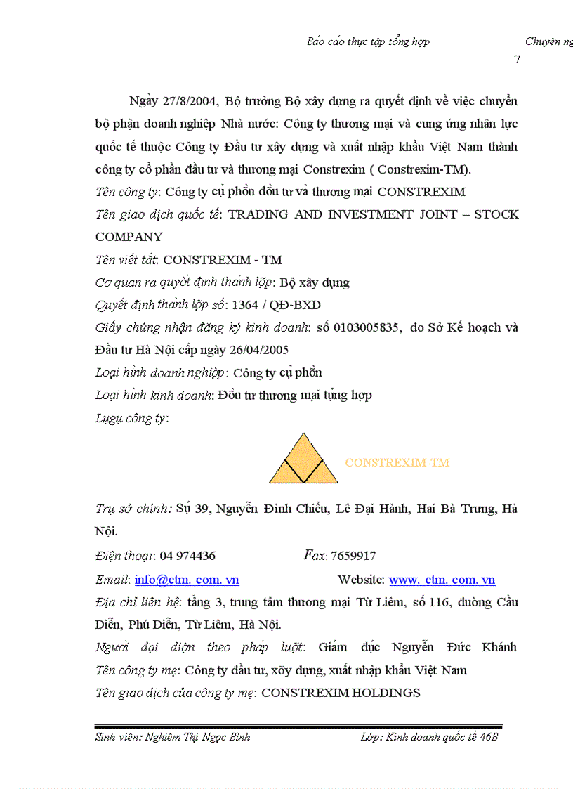 image for page Báo cáo thực tập tổng hợp công ty Constrexim-TM