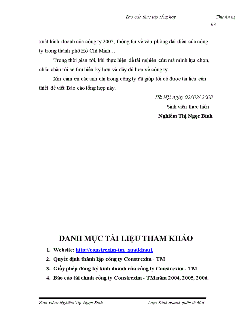 image for page Báo cáo thực tập tổng hợp công ty Constrexim-TM