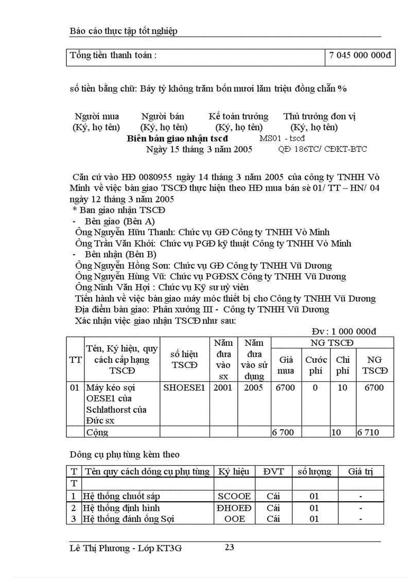 image for page Thực Trạng Tổ Chức Kế Toán Trong Một Kỳ Của Công ty TNHH Vũ Dương