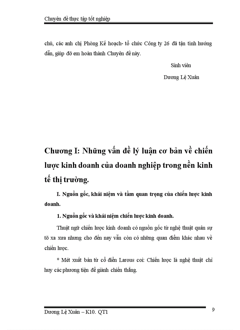 image for page Một số biện pháp góp phần nâng cao hiệu quả của việc xây dựng và thực hiện chiến lược kinh doanh của Công ty 26 - BQP