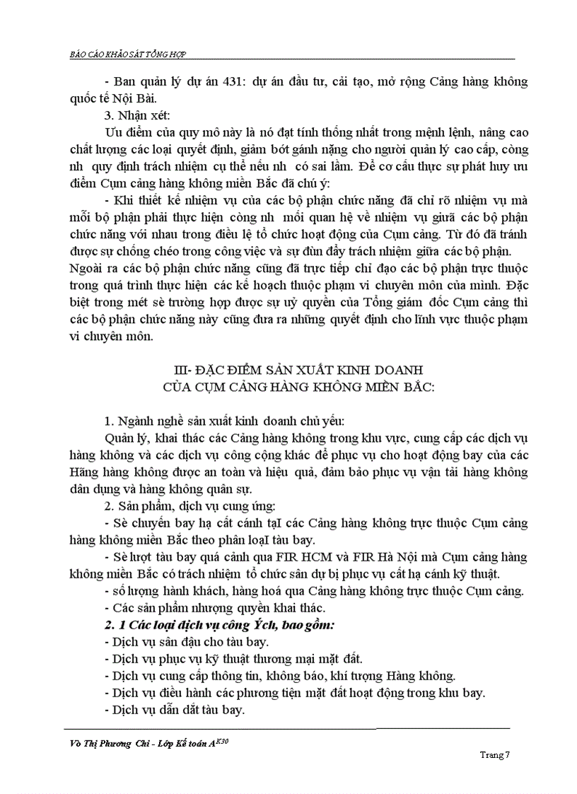 image for page Báo cáo thực tập tại Cụm cảng hàng không miền Bắc.