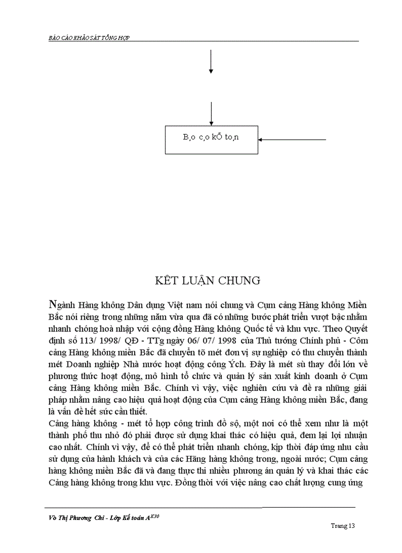 image for page Báo cáo thực tập tại Cụm cảng hàng không miền Bắc.