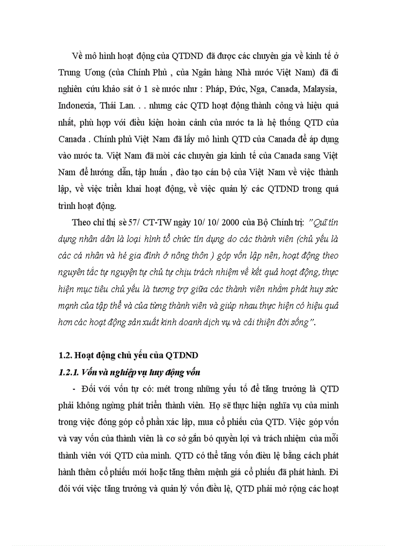 image for page Đánh giá hoạt động của hệ thống Quỹ tín dụng nhân dân