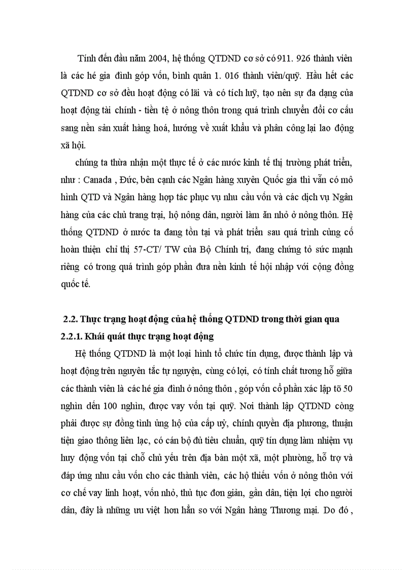 image for page Đánh giá hoạt động của hệ thống Quỹ tín dụng nhân dân