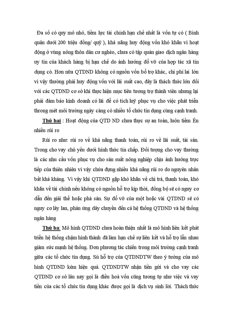 image for page Đánh giá hoạt động của hệ thống Quỹ tín dụng nhân dân