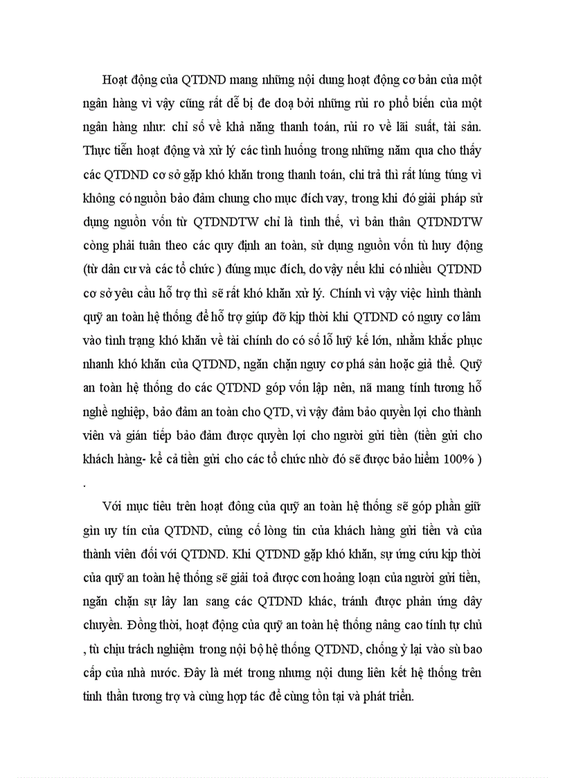 image for page Đánh giá hoạt động của hệ thống Quỹ tín dụng nhân dân