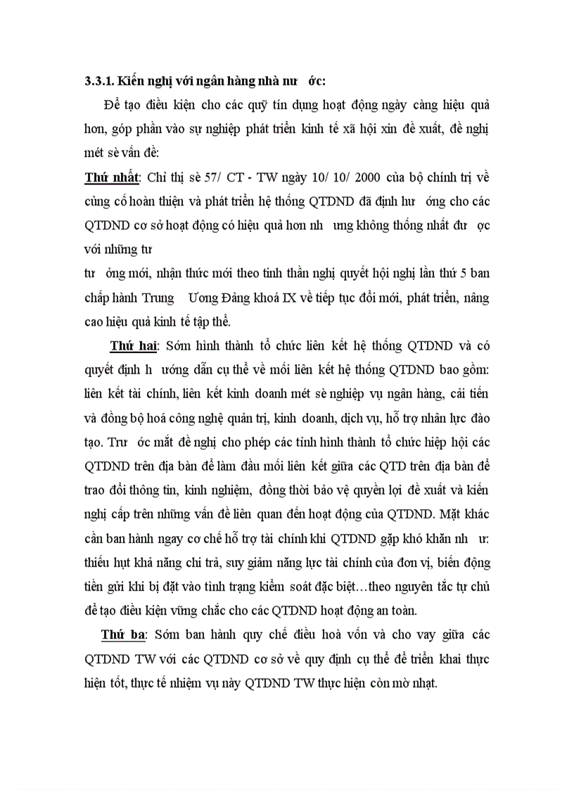 image for page Đánh giá hoạt động của hệ thống Quỹ tín dụng nhân dân