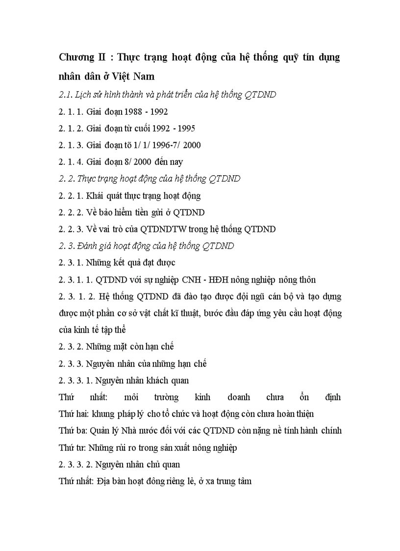 image for page Đánh giá hoạt động của hệ thống Quỹ tín dụng nhân dân