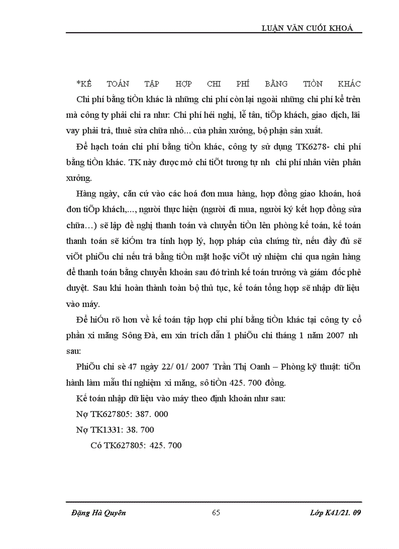 image for page Tổ chức công tác kế toán chi phí sản xuất và tính giá thành sản phẩm tại công ty cổ phần xi măng Sông Đà